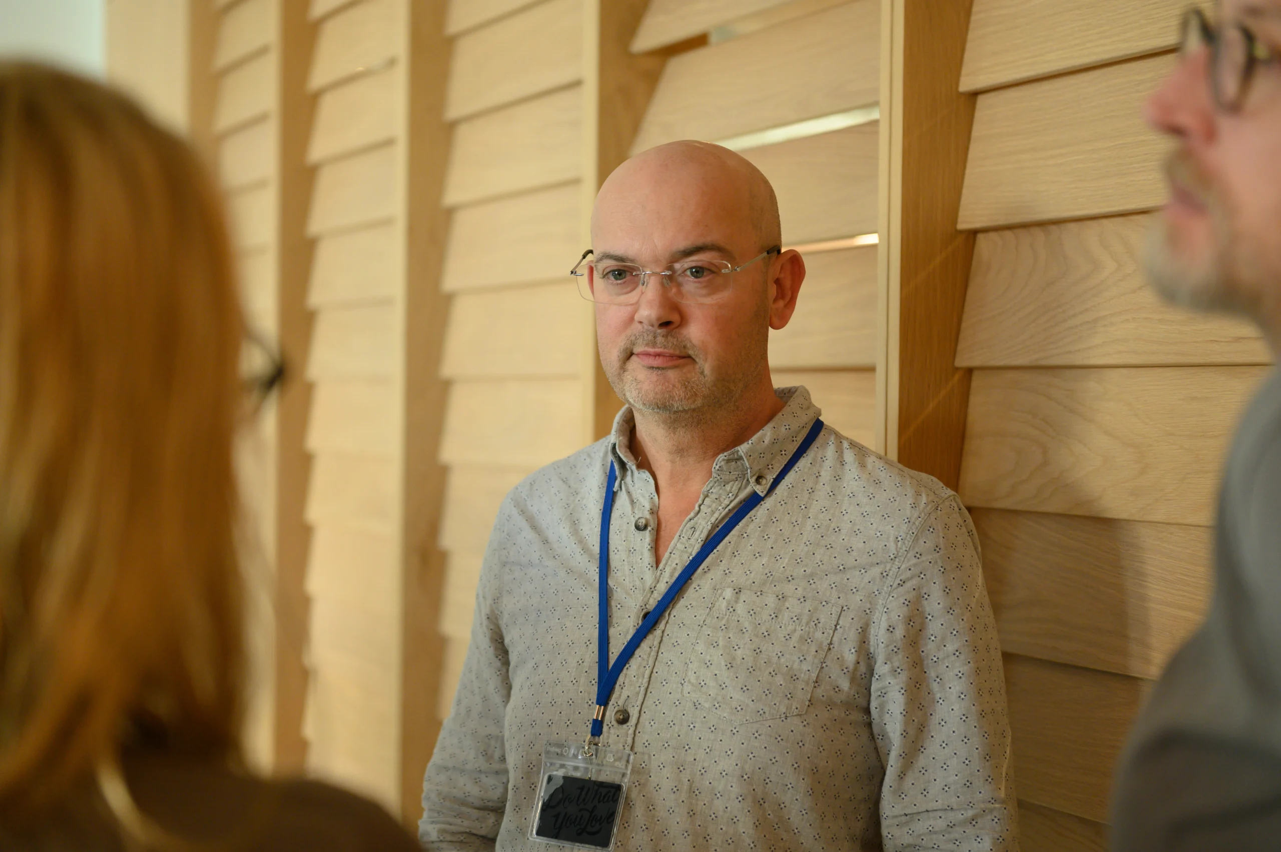 CSO Richard Butt listening intently